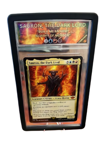 Sauron, the Dark Lord slab front, certificate 10021026