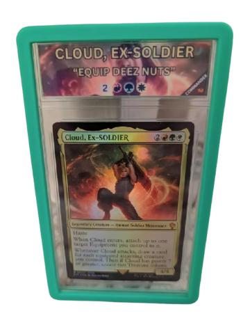 CLOUD, EX-SOLDIER slab front, certificate 10031026